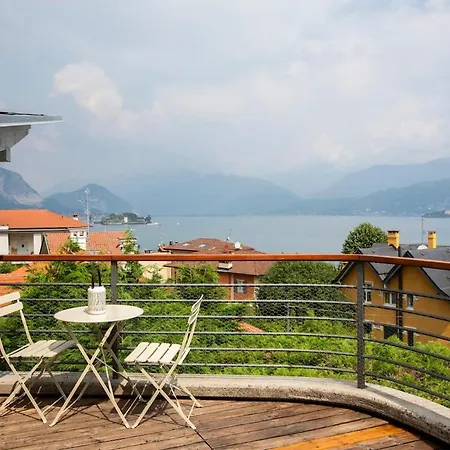 Lakeview Villa, Terrace And Garage Stresa